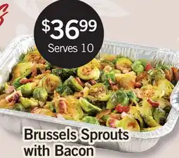 Fortinos BRUSSELS SPROUTS WITH BACON offer