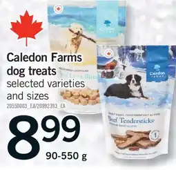 Fortinos CALEDON FARMS DOG TREATS, 90-550 G offer