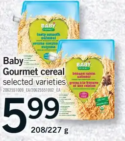 Fortinos BABY GOURMET CEREAL, 208/227 G offer