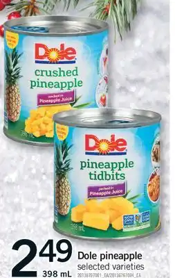 Fortinos DOLE PINEAPPLE, 398 ML offer