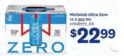 Fortinos MICHELOB ULTRA ZERO 12 X 355 ML offer