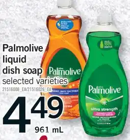 Fortinos PALMOLIVE LIQUID DISH SOAP, 961 mL offer