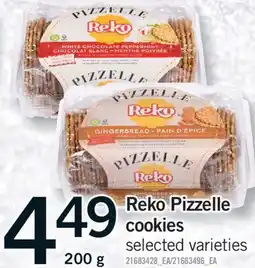 Fortinos REKO PIZZELLE COOKIES, 200 G offer
