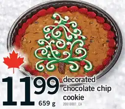 Fortinos DECORATED CHOCOLATE CHIP COOKIE, 659 g offer