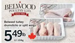 Fortinos BELWOOD TURKEY DRUMSTICKS OR SPLIT WINGS offer