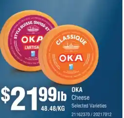 Fortinos OKA CHEESE offer