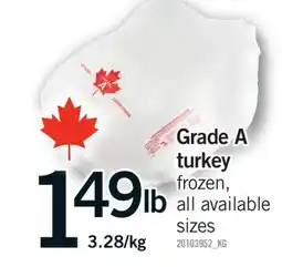 Fortinos GRADE A TURKEY offer