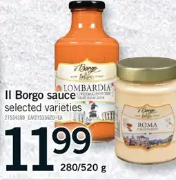 Fortinos II BORGO SAUCE, 280/520 G offer