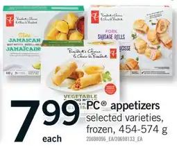 Fortinos PC APPETIZERS, 454-574 G offer
