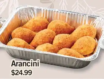 Fortinos ARANCINI offer