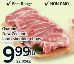 Fortinos OVATION NEW ZEALAND LAMB SHOULDER CHOPS offer