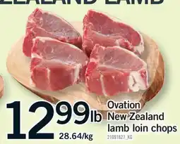 Fortinos NEW ZEALAND LAMB LOIN CHOPS offer