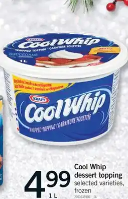 Fortinos COOL WHIP DESSERT TOPPING, 1 L offer