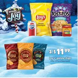 Fortinos LAY'S POTATO CHIPS, 220 g - 235 g offer