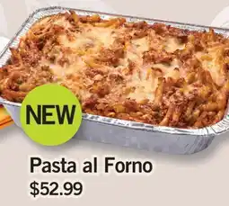 Fortinos PASTA AL FORNO offer
