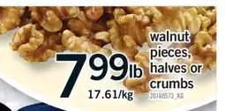 Fortinos WALNUT PIECES, HALVES OR CRUMBS offer