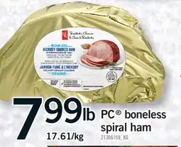 Fortinos PC BONELESS SPIRAL HAM offer