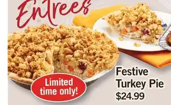 Fortinos FESTIVE TURKEY PIE offer