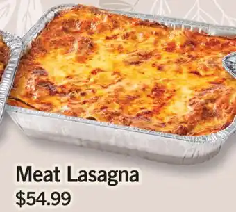 Fortinos MEAT LASAGNA offer