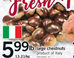 Fortinos LARGE CHESTNUTS offer