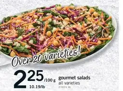 Fortinos GOURMET SALADS offer