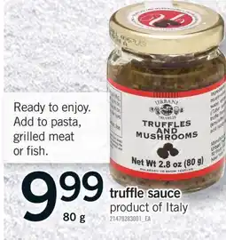 Fortinos TRUFFLE SAUCE, 80 g offer