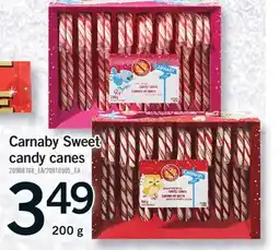 Fortinos CARNABY SWEET CANDY CANES, 200 g offer