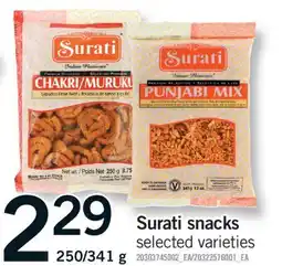 Fortinos SURATI SNACKS, 250/341 g offer