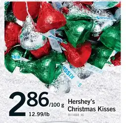 Fortinos HERSHEY'S CHRISTMAS KISSES offer