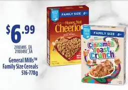 Fortinos GENERAL MILLS TM FAMILY SIZE CEREALS, 516-778G offer