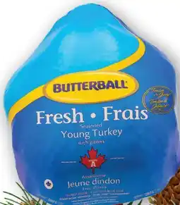 Fortinos BUTTERBALL FRESH WHOLE TURKEY offer