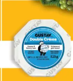 Fortinos MONSIEUR GUSTAV DOUBLE CRÈME CHEESE, 125 g offer