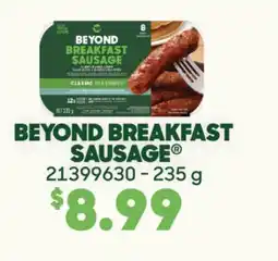 Fortinos BEYOND BREAKFAST SAUSAGE , 235 g offer