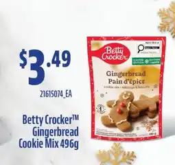 Fortinos BETTY CROCKER GINGERBREAD COOKIE MIX 496G offer