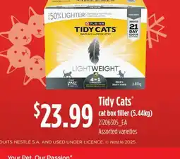 Fortinos TIDY CATS CAT BOX FILLER, 5.44KG offer