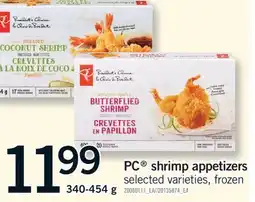 Fortinos PC SHRIMP APPETIZERS, 340-454 G offer