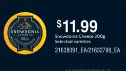 Fortinos SNOWDONIA CHEESE, 200 G offer
