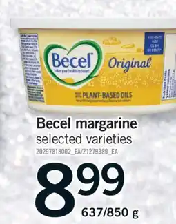 Fortinos BECEL MARGARINE, 637/850 g offer