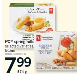 Fortinos PC SPRING ROLLS, 574 g offer