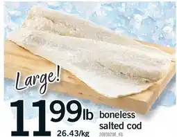 Fortinos BONELESS SALTED COD offer