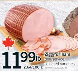 Fortinos ZIGGY'S HAM offer