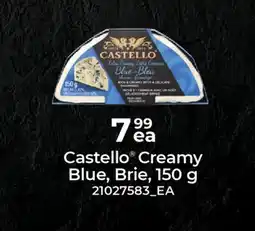 Fortinos CASTELLO CREAMY BLUE, BRIE, 150 G offer