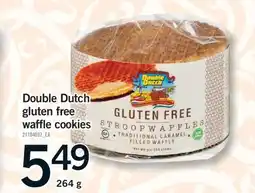 Fortinos DOUBLE DUTCH GLUTEN FREE WAFFLE COOKIES, 264 G offer