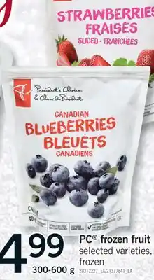 Fortinos PC FROZEN FRUIT, 300-600 G offer