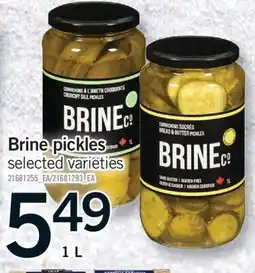 Fortinos BRINE PICKLES, 1 L offer