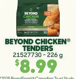 Fortinos BEYOND CHICKEN TENDERS, 226 G offer