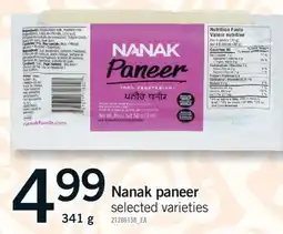 Fortinos NANAK PANEER, 341 G offer