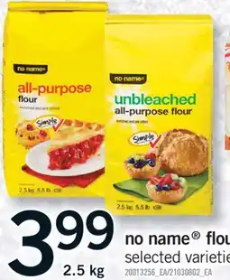 Fortinos NO NAME FLOU, 2.5 KG offer