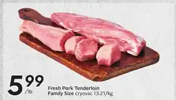 Sobeys Fresh Pork Tenderloin offer