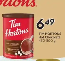 Sobeys TIM HORTONS Hot Chocolate offer